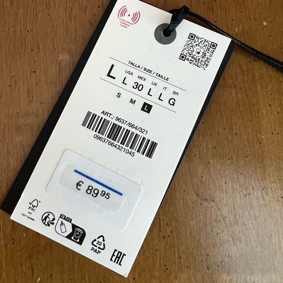 Zara x Kate Moss 100% spun silk halter and scarf Size L - Picture 11 of 14